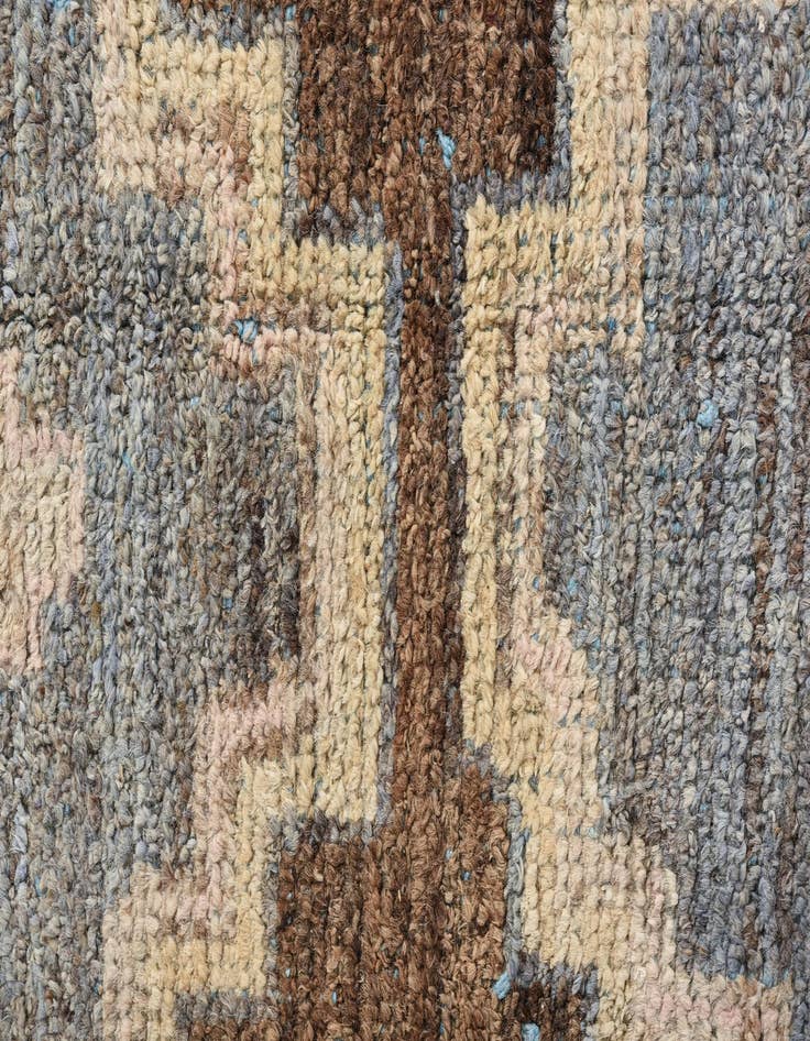 Detail image of  10' x 14' 2  Hand Knotted Oushak Wool Rug