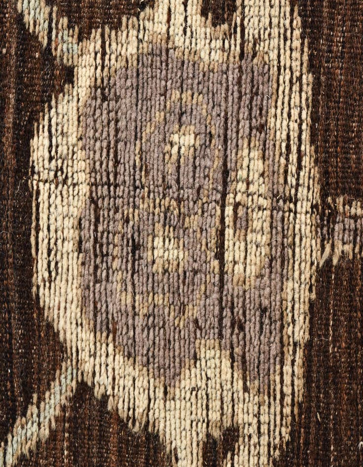 Detail image of  9' 5 x 13'  Hand Knotted Oushak Wool Rug