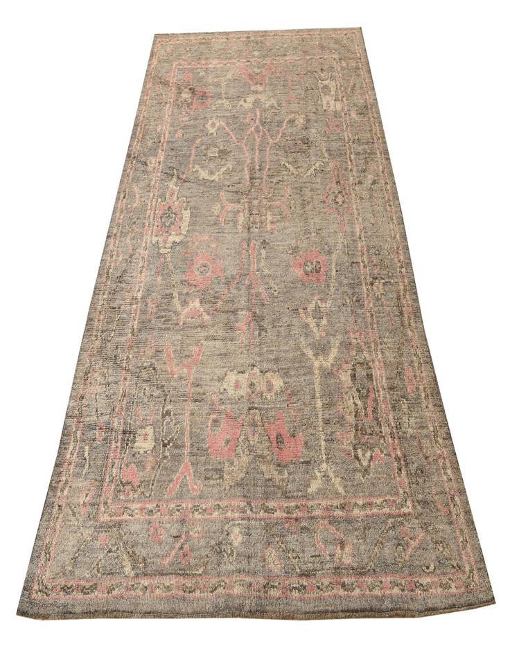 Detail image of  8' 6 x 12' 5  Hand Knotted Oushak Wool Rug