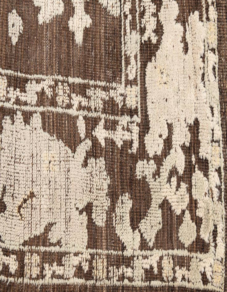 Detail image of  9' x 12' 4  Hand Knotted Oushak Wool Rug