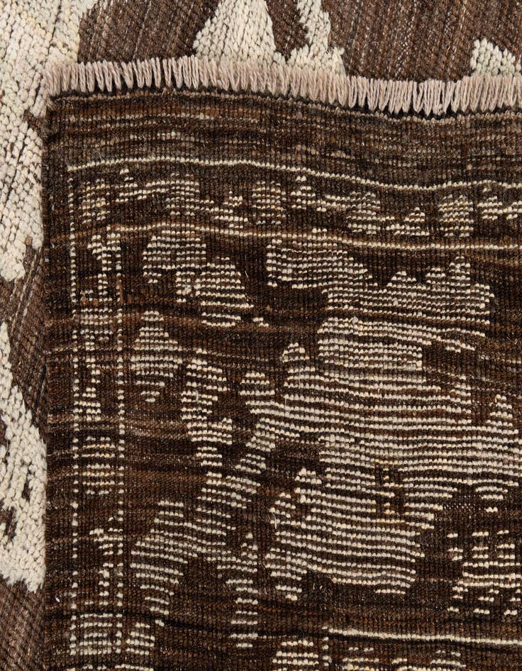 Detail image of  9' x 12' 4  Hand Knotted Oushak Wool Rug