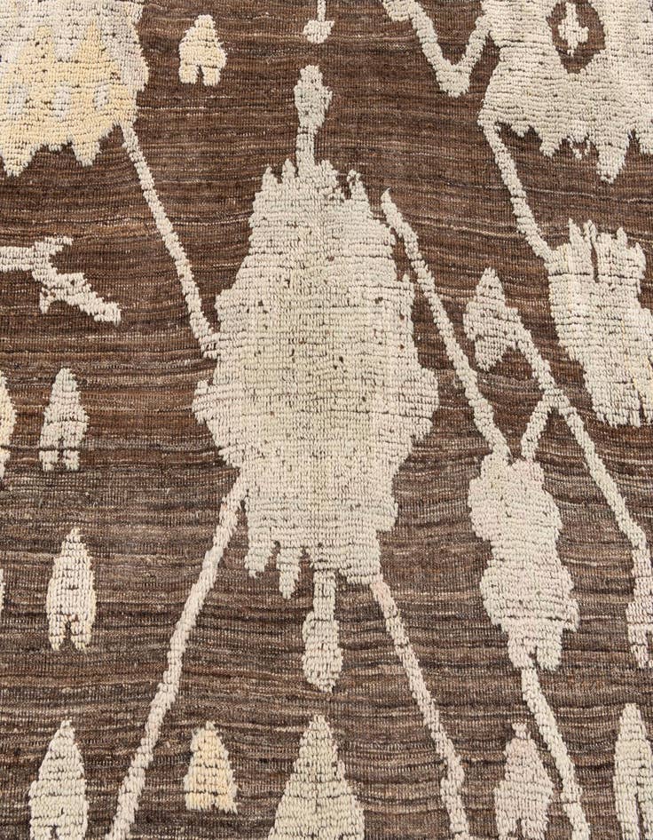 Detail image of  9' x 12' 4  Hand Knotted Oushak Wool Rug
