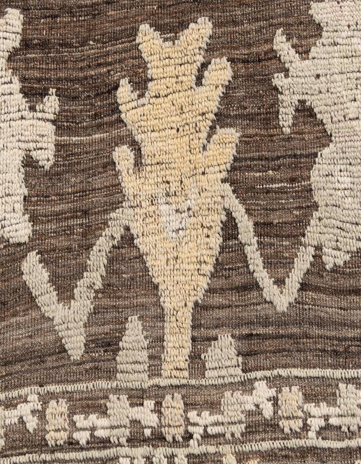 Detail image of  9' x 12' 4  Hand Knotted Oushak Wool Rug