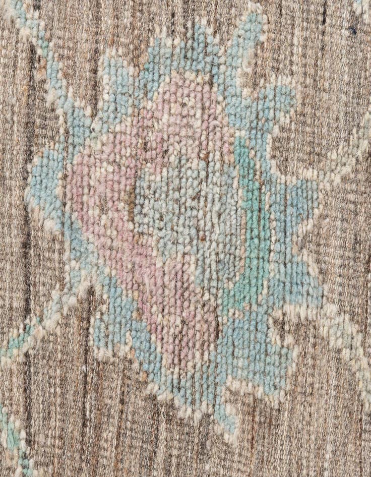 Detail image of  8' 10 x 12' 3  Hand Knotted Oushak Wool Rug