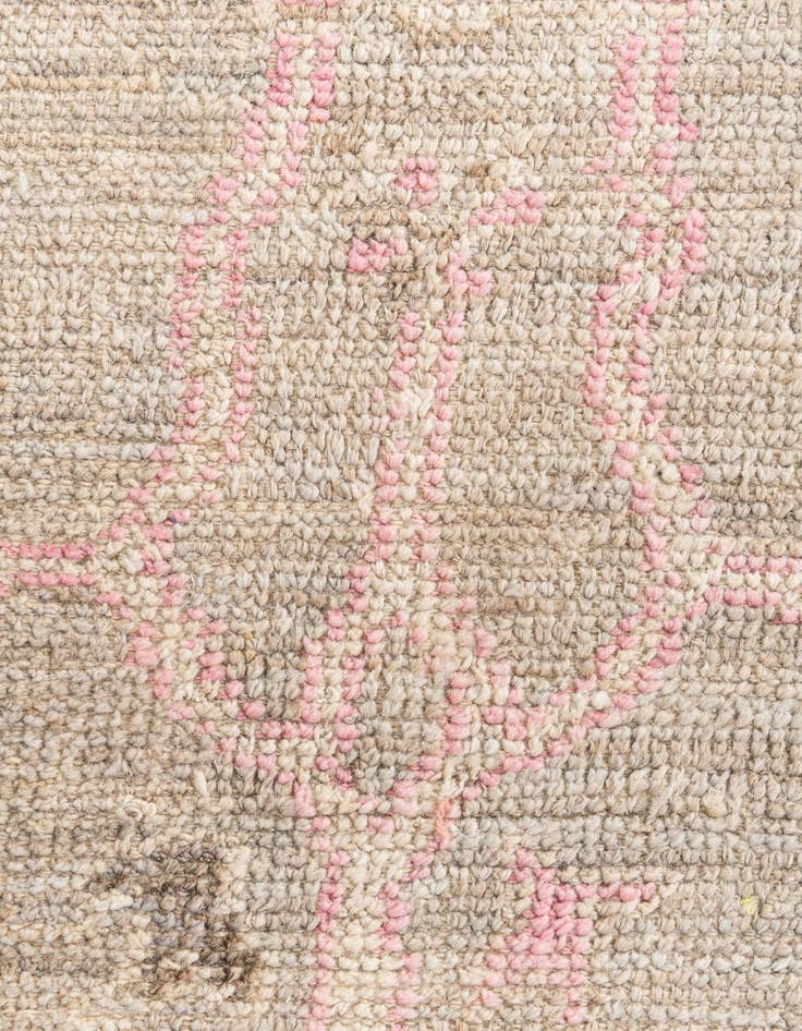Detail image of  8' 2 x 10'  Hand Knotted Oushak Wool Rug