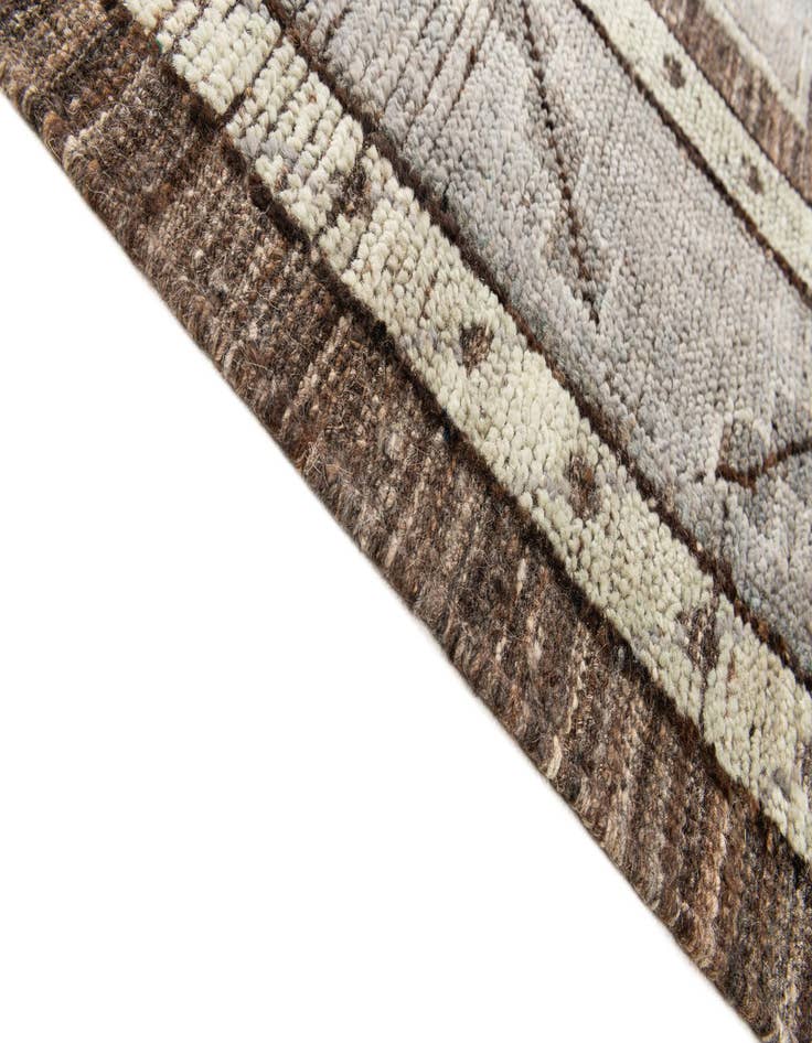 Detail image of  8' 5 x 10' 7  Hand Knotted Oushak Wool Rug