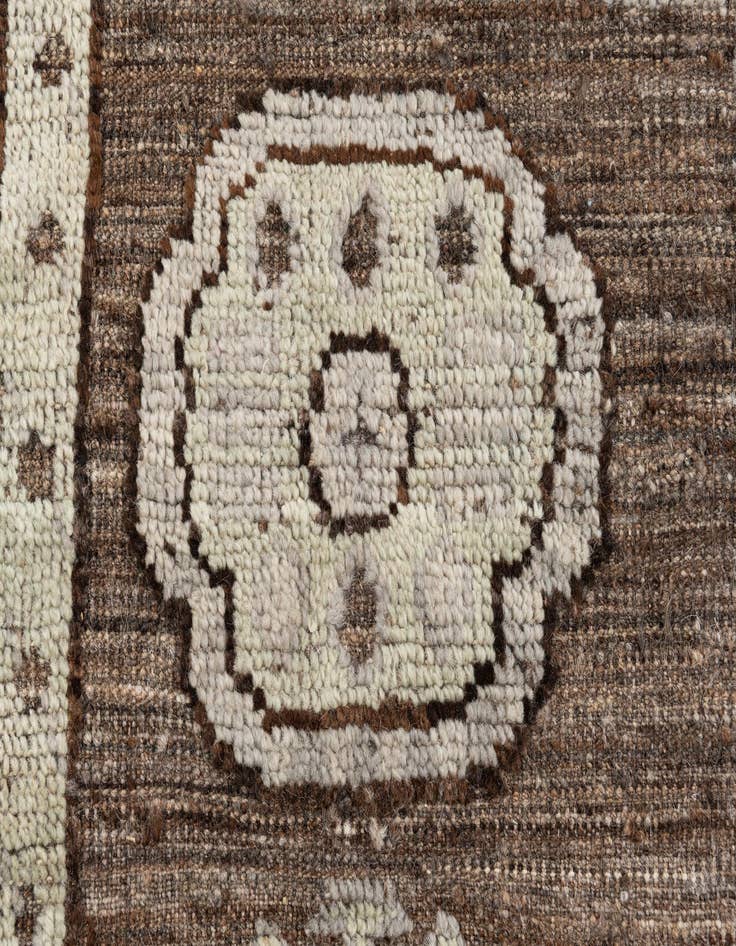 Detail image of  8' 5 x 10' 7  Hand Knotted Oushak Wool Rug