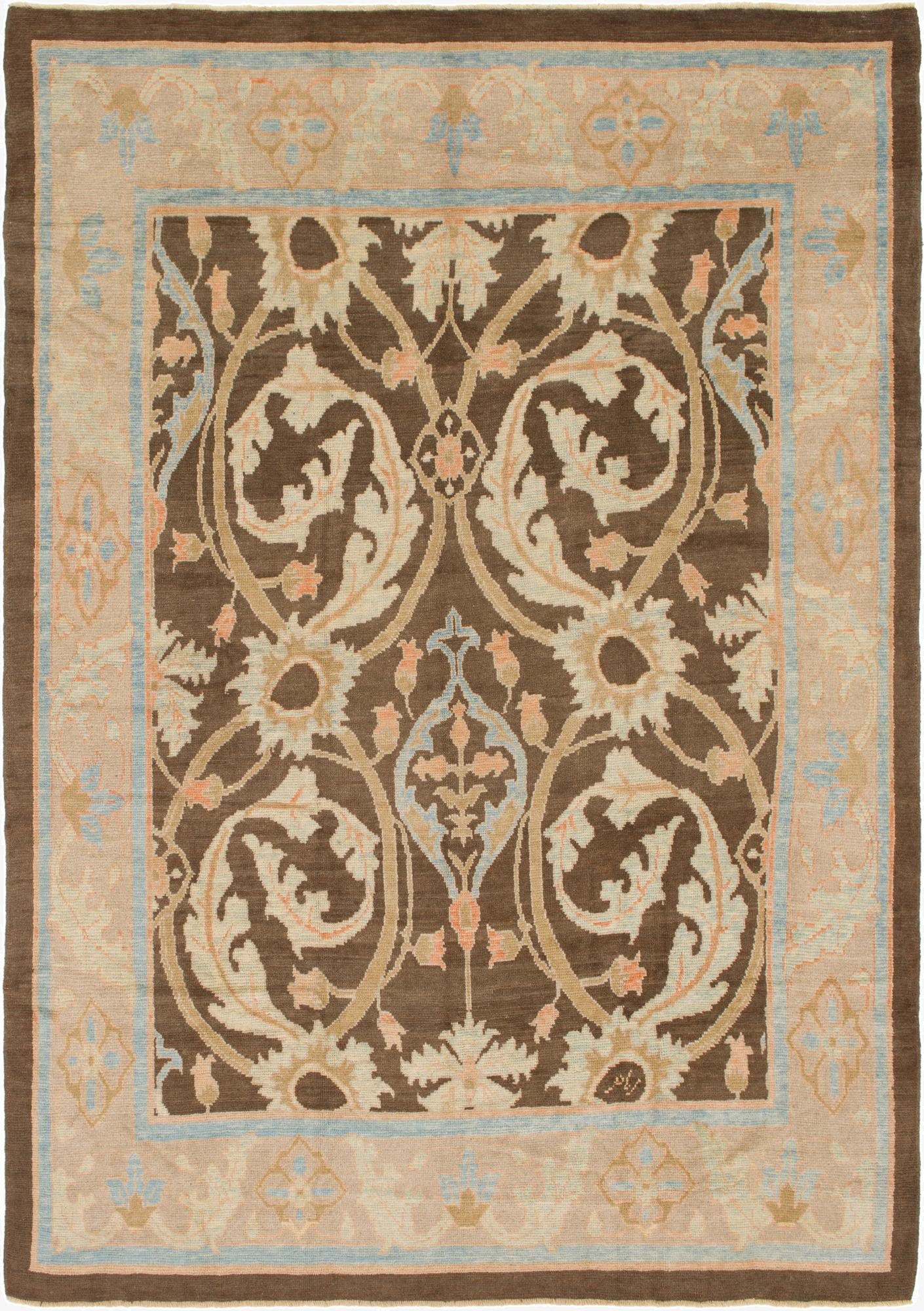  10' 5 x 15'  Hand Knotted Oushak Wool Rug