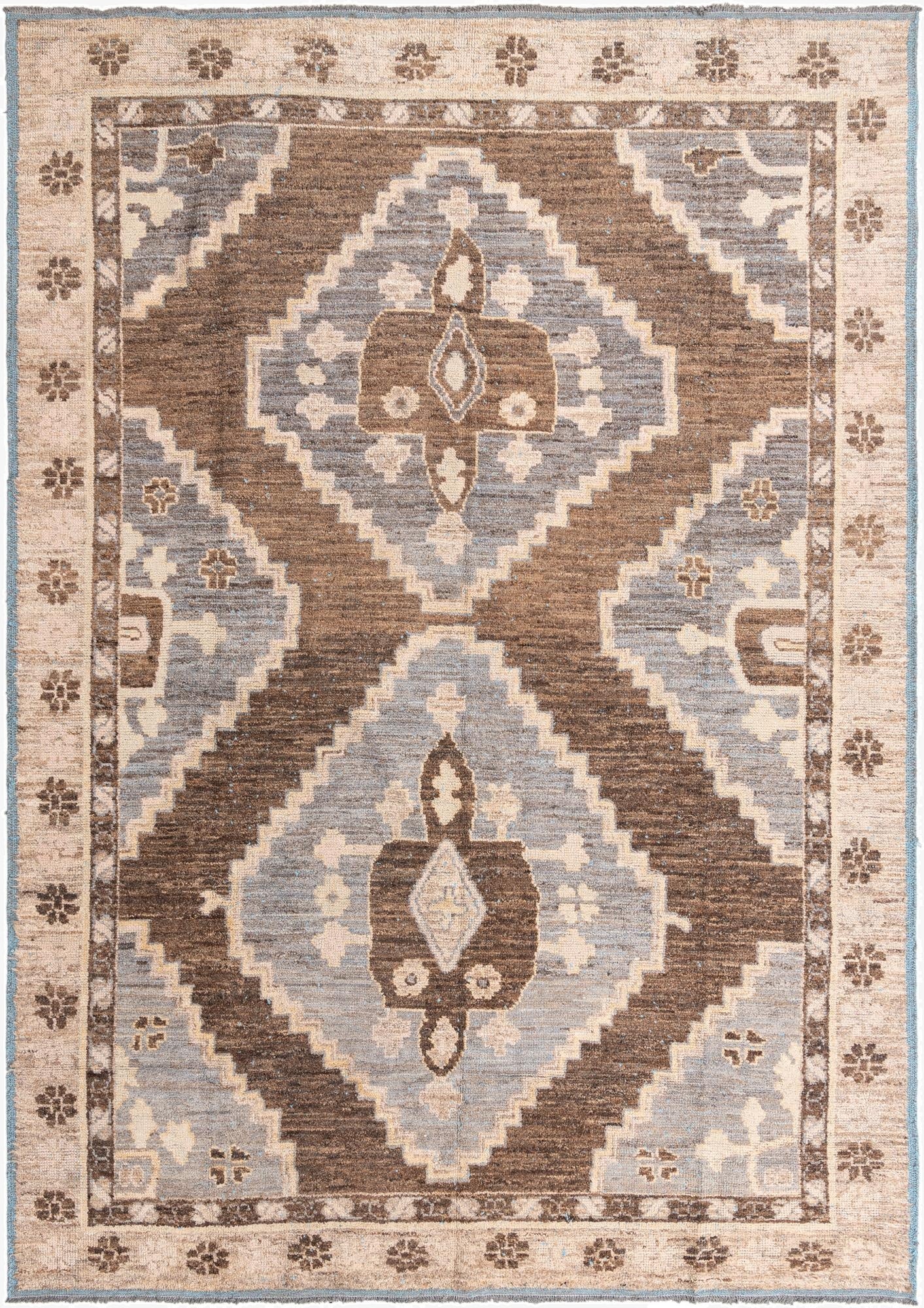  10' x 14' 2  Hand Knotted Oushak Wool Rug