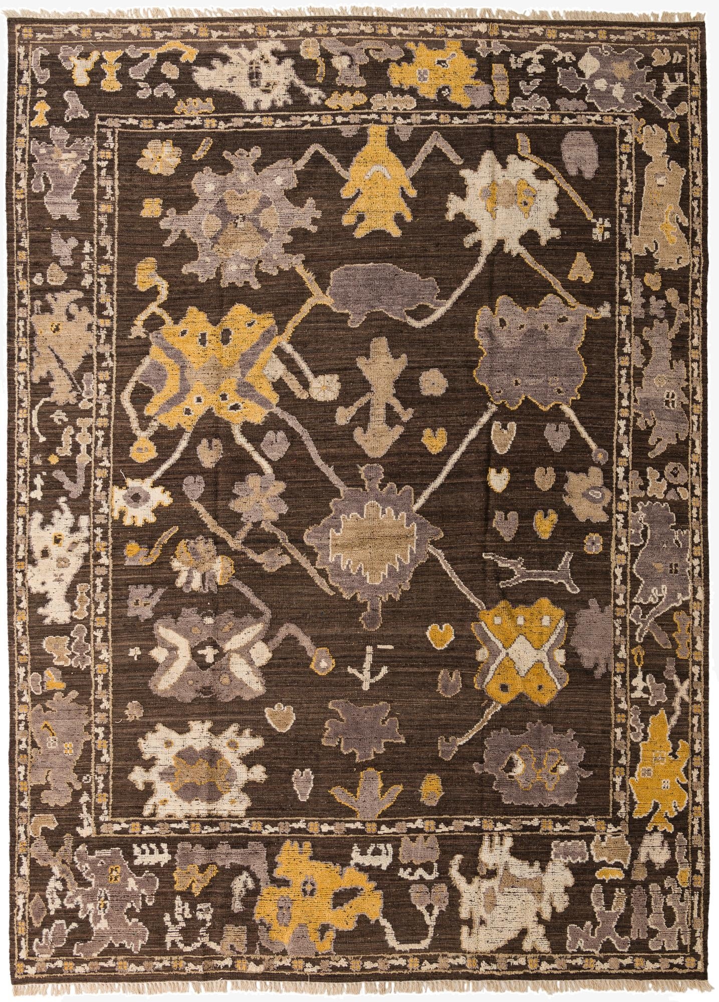  10' 2 x 14'  Hand Knotted Oushak Wool Rug