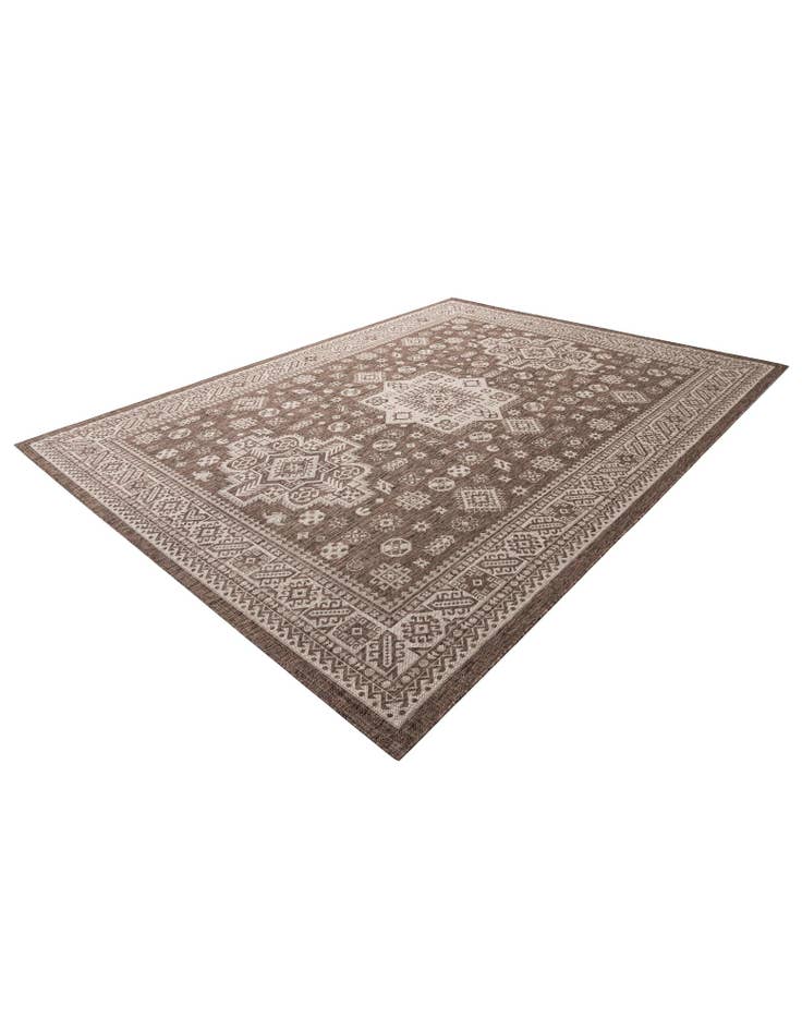 Detail image of  9' x 12'  Washable Aztec Indoor / Outdoor Rug
