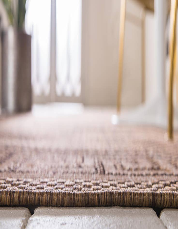 Detail image of  2' 2 x 3'  Washable Border Indoor / Outdoor Rug