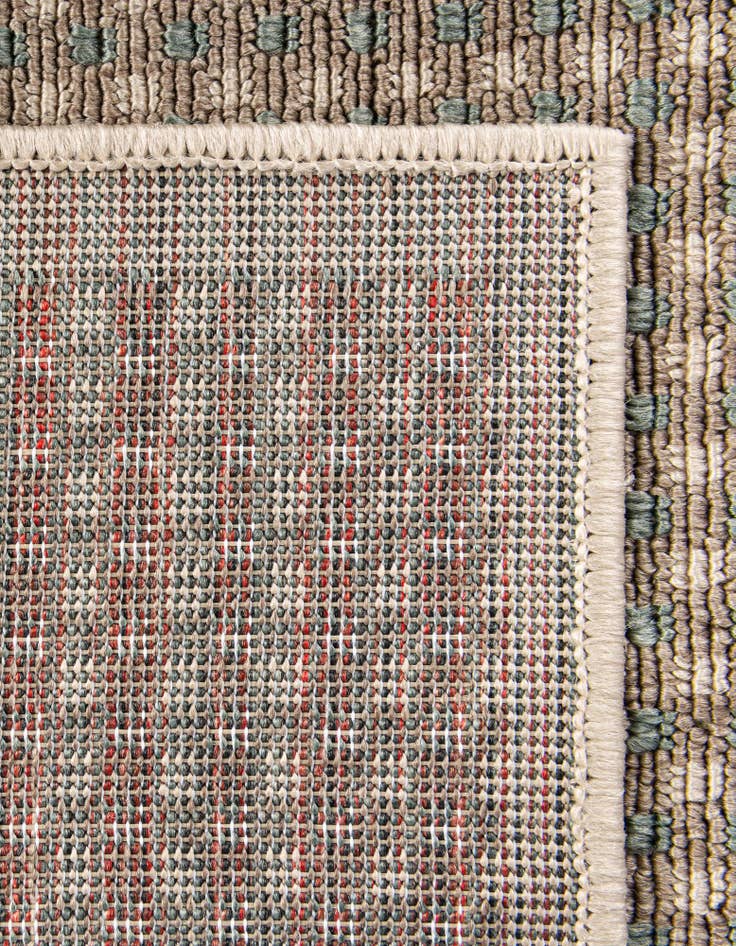 Detail image of  4' x 6'  Washable Border Indoor / Outdoor Rug