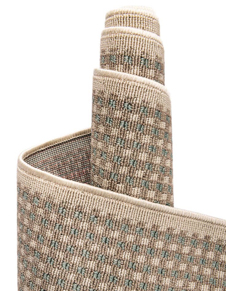 Detail image of  4' x 6'  Washable Border Indoor / Outdoor Rug