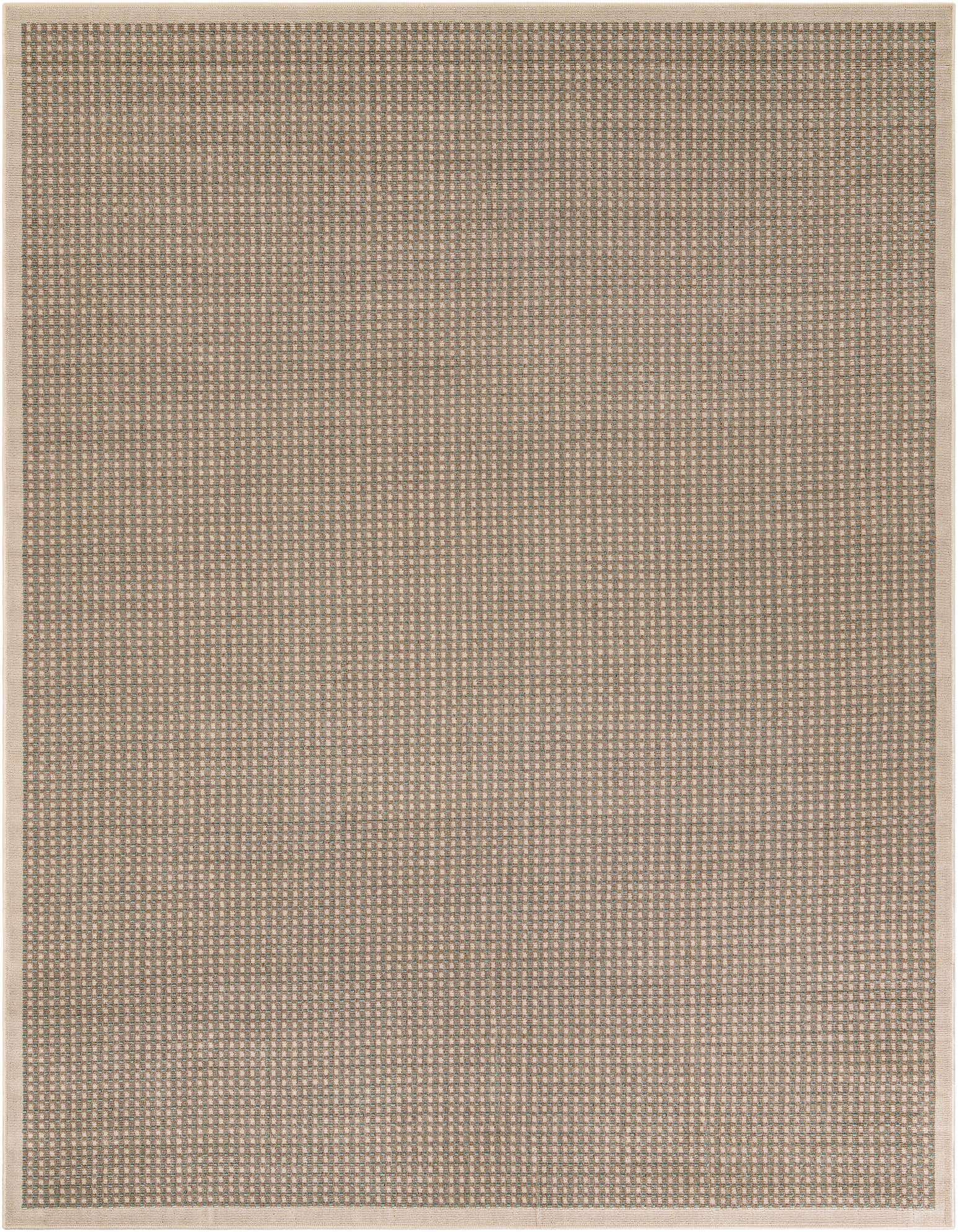 Primary image  7' 10 x 10'  Washable Border Indoor / Outdoor Rug