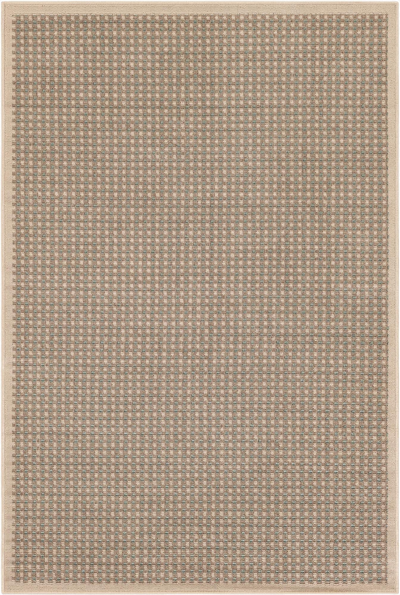  4' x 6'  Washable Border Indoor / Outdoor Rug