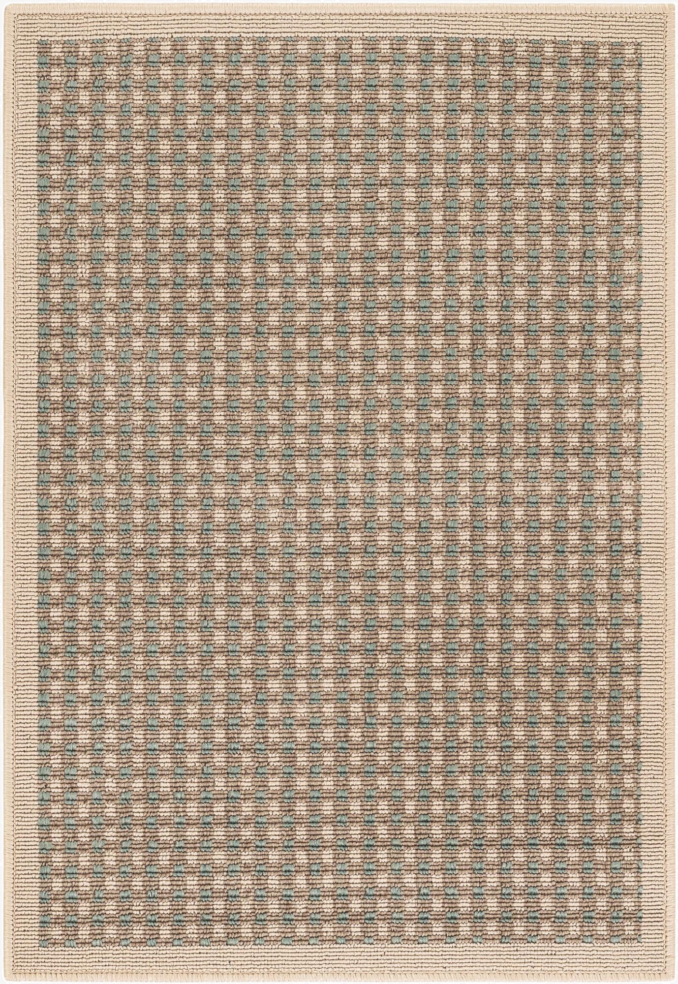  2' x 3'  Washable Border Indoor / Outdoor Rug