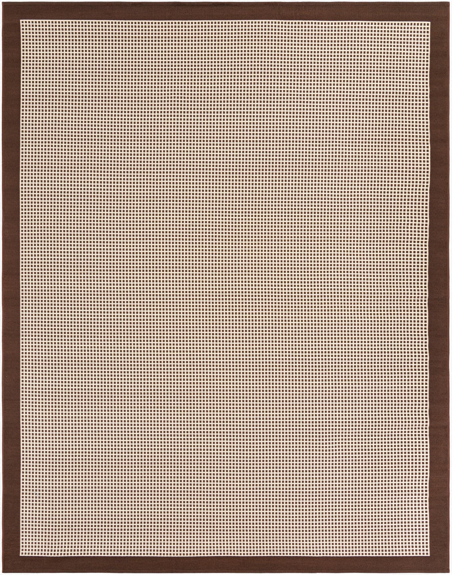  7' 10 x 10'  Washable Border Indoor / Outdoor Rug