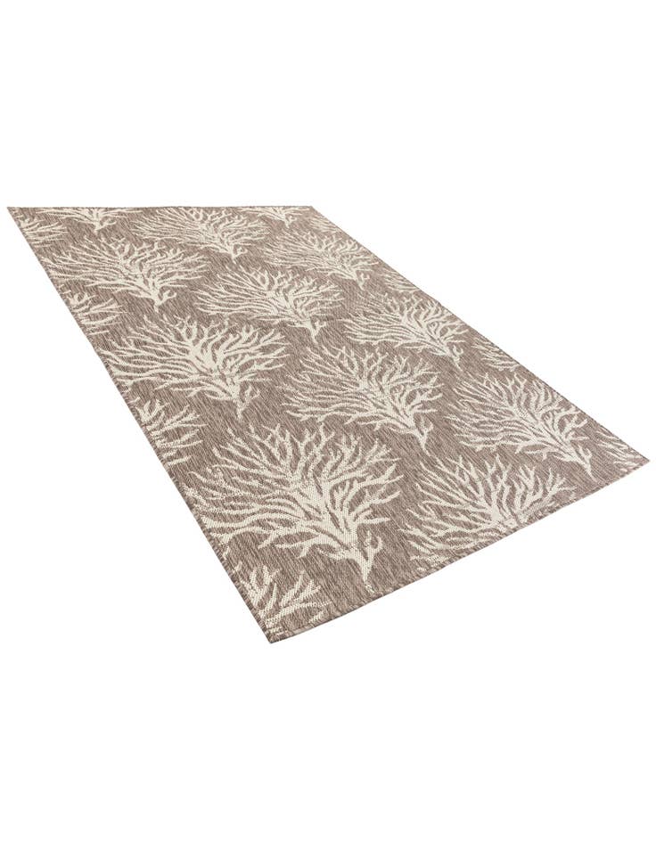 Detail image of  5' 3 x 7' 8  Washable Botanical Indoor / Outdoor Rug
