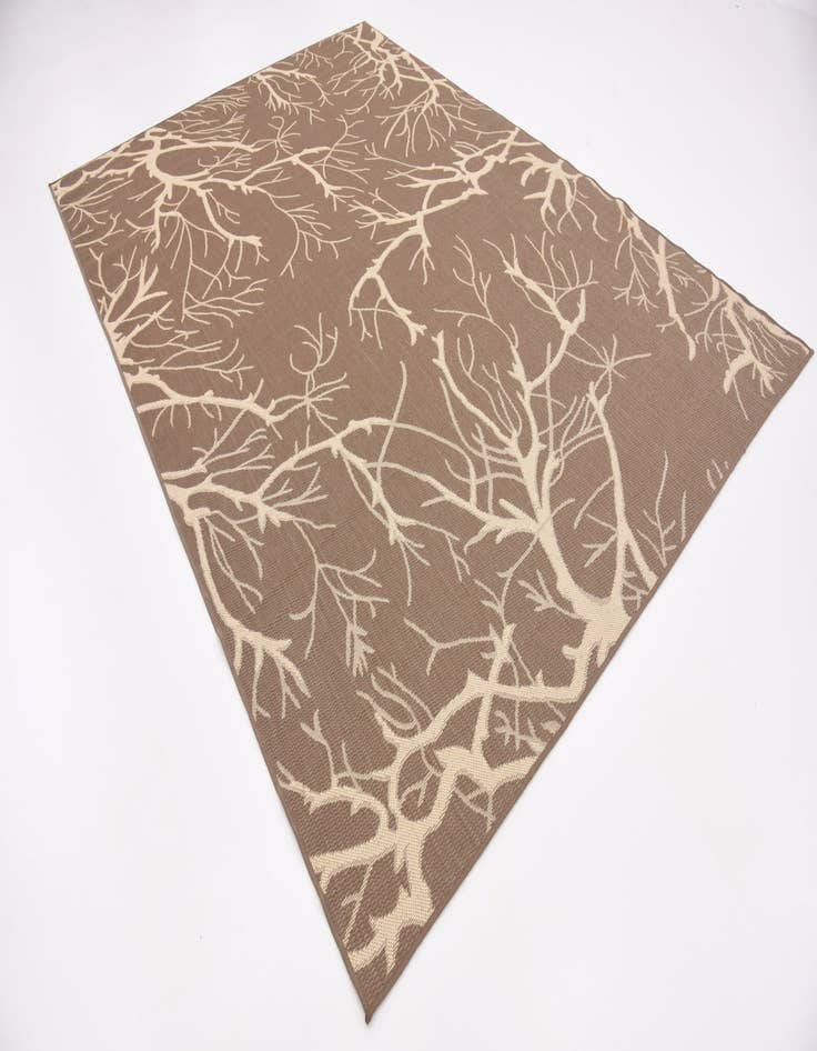 Detail image of  7' x 10'  Washable Botanical Indoor / Outdoor Rug