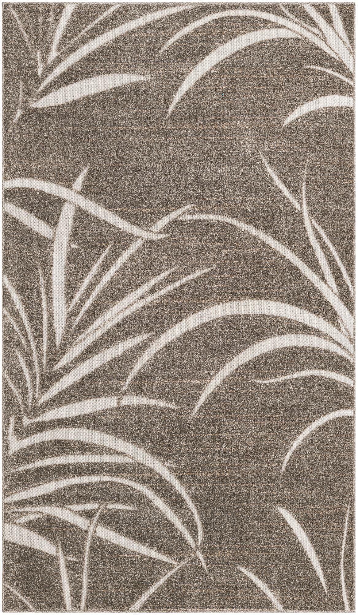  5' x 8'  Washable Botanical Indoor / Outdoor Rug
