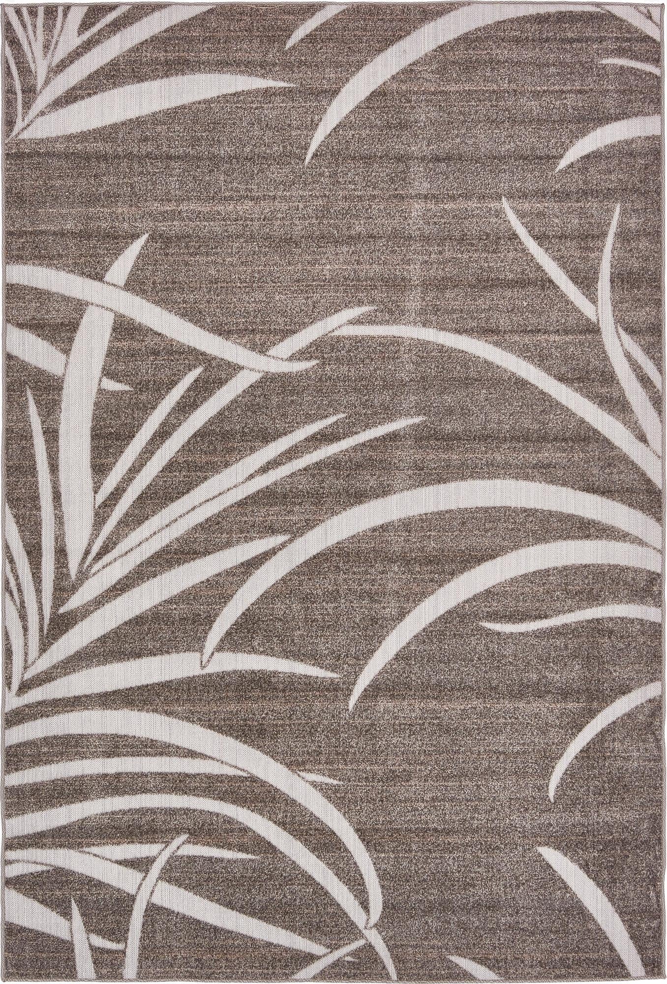  6' x 9'  Washable Botanical Indoor / Outdoor Rug
