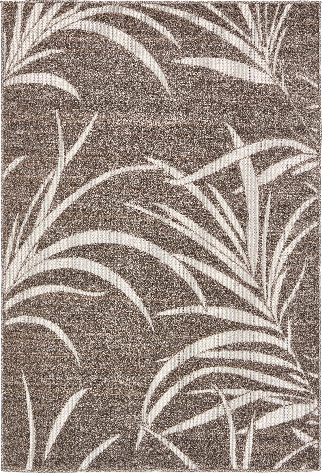  4' x 6'  Washable Botanical Indoor / Outdoor Rug