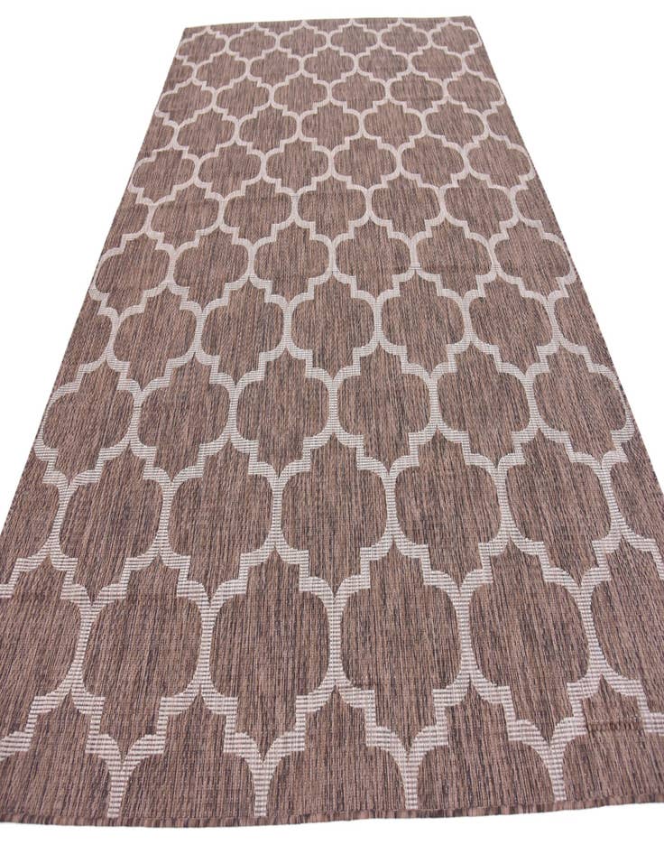 Detail image of  7' x 10'  Washable Lattice Indoor / Outdoor Rug