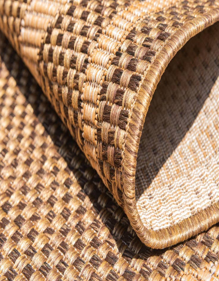 Detail image of  8' x 11' 4  Washable Lattice Indoor / Outdoor Rug