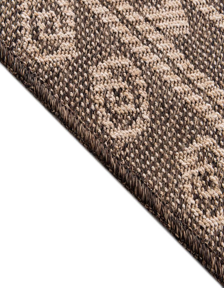 Detail image of  5' 2 x 7' 6  Washable Modern Indoor / Outdoor Rug