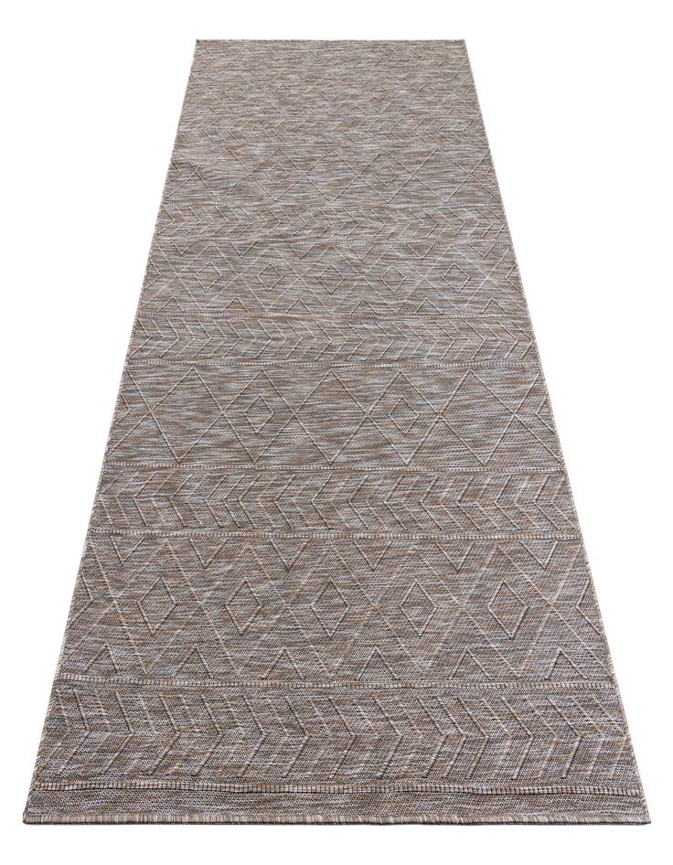 Detail image of  5' 3 x 8'  Washable Modern Indoor / Outdoor Rug
