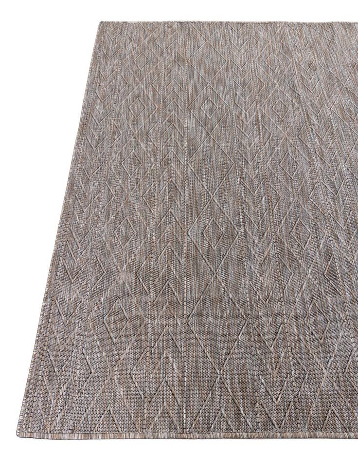 Detail image of  5' 3 x 8'  Washable Modern Indoor / Outdoor Rug