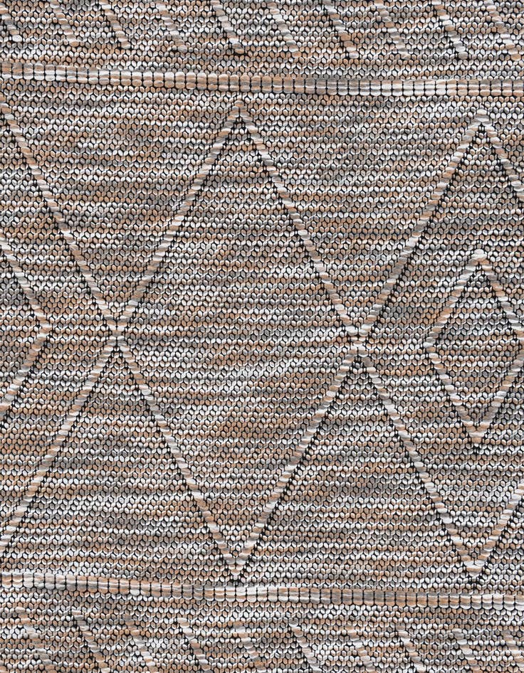 Detail image of  5' 3 x 8'  Washable Modern Indoor / Outdoor Rug