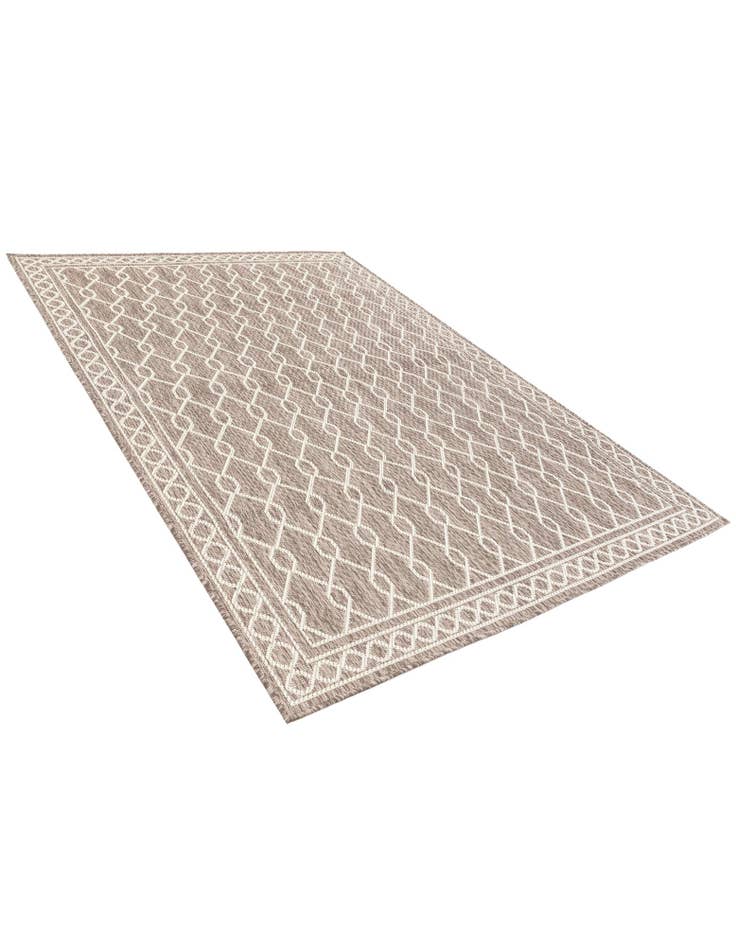Detail image of  5' 3 x 7' 7  Washable Modern Indoor / Outdoor Rug