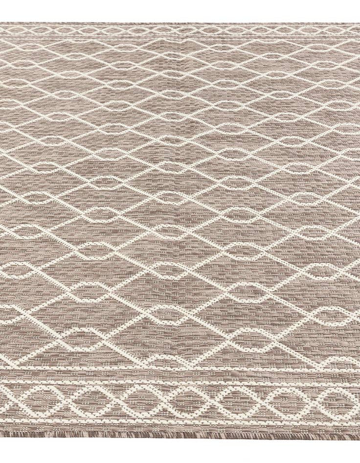 Detail image of  5' 3 x 7' 7  Washable Modern Indoor / Outdoor Rug