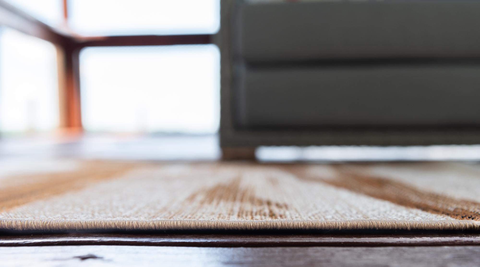 Brown 10' x 12' 2 Modern Indoor / Outdoor Rug | Rugs.com