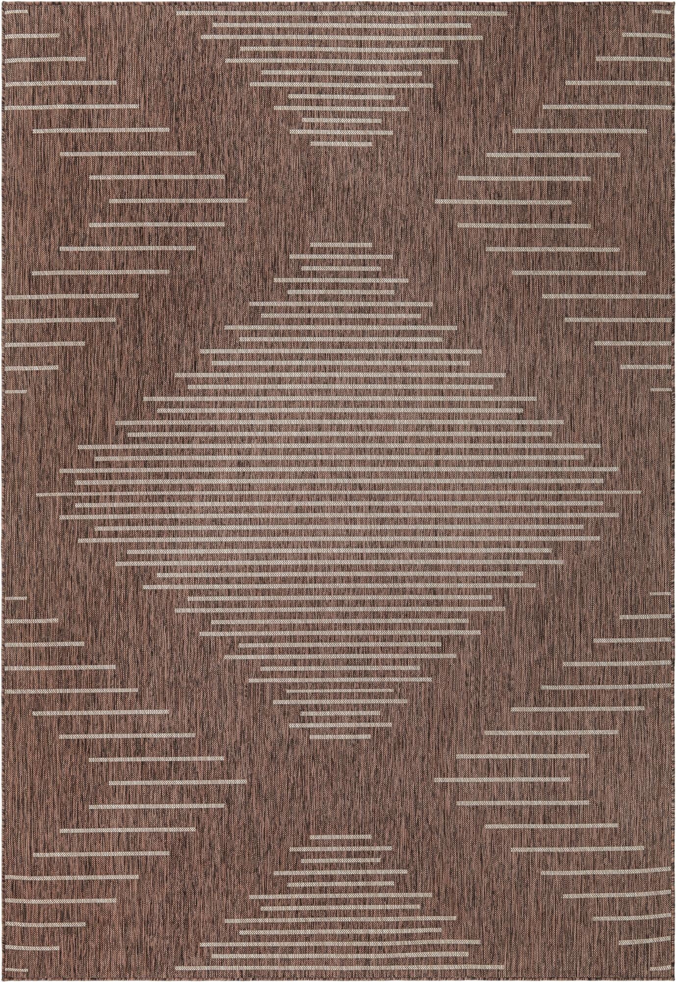  7' x 10'  Washable Modern Indoor / Outdoor Rug
