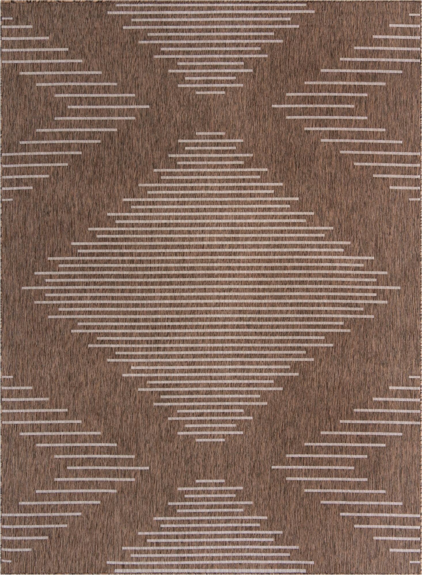  9' x 12'  Washable Modern Indoor / Outdoor Rug