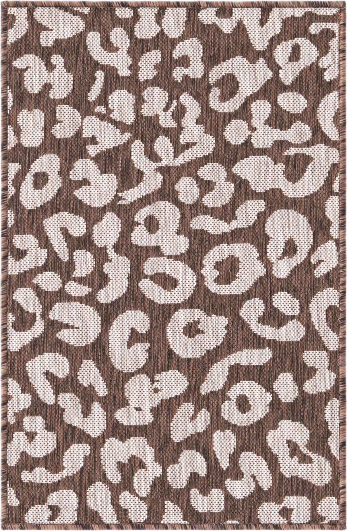  2' x 3'  Washable Safari Indoor / Outdoor Rug