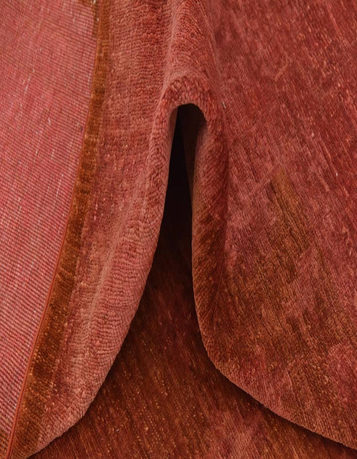 Detail image of  6' 5 x 9' 8  Hand Knotted Over-Dyed Ziegler Rug