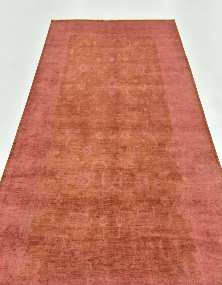 Detail image of  6' 5 x 9' 8  Hand Knotted Over-Dyed Ziegler Rug