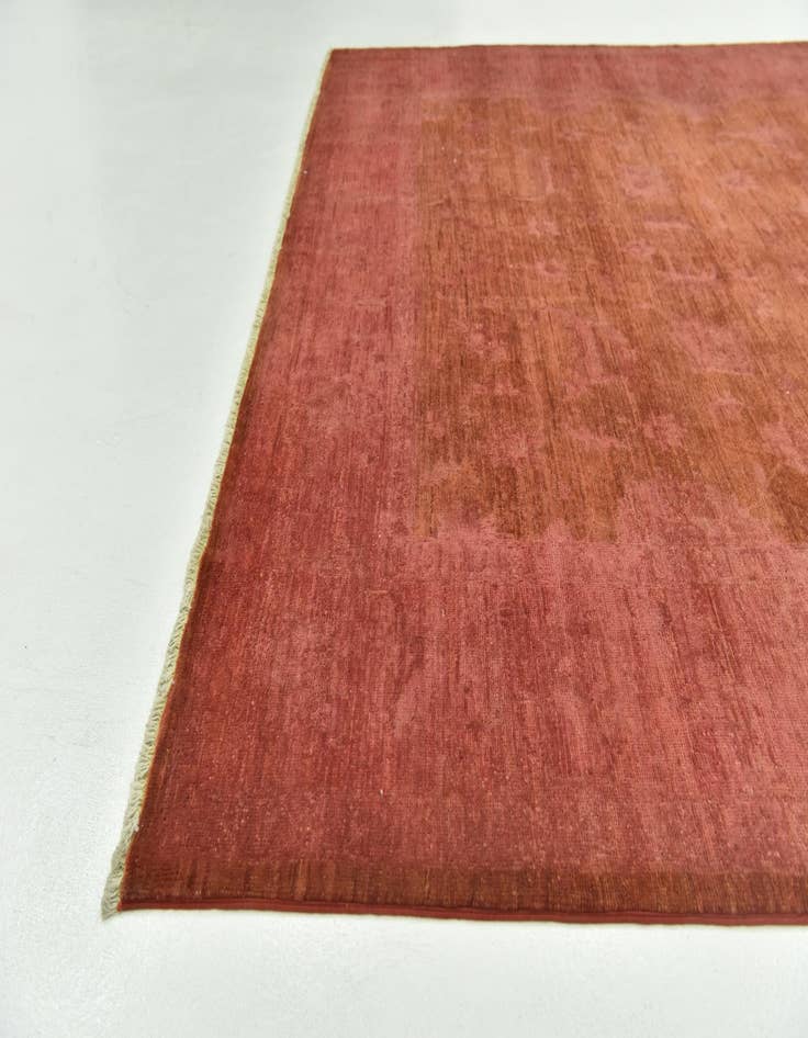 Detail image of  6' 5 x 9' 8  Hand Knotted Over-Dyed Ziegler Rug