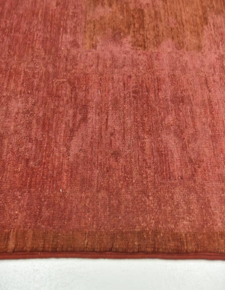 Detail image of  6' 5 x 9' 8  Hand Knotted Over-Dyed Ziegler Rug