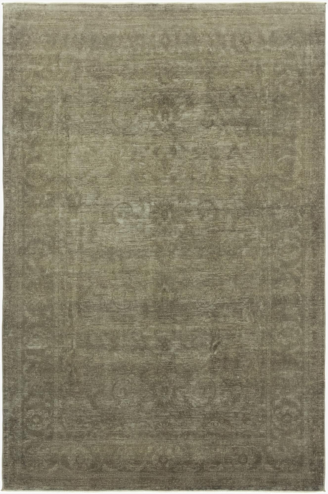  6' 1 x 9' 3  Hand Knotted Over-Dyed Ziegler Wool Rug