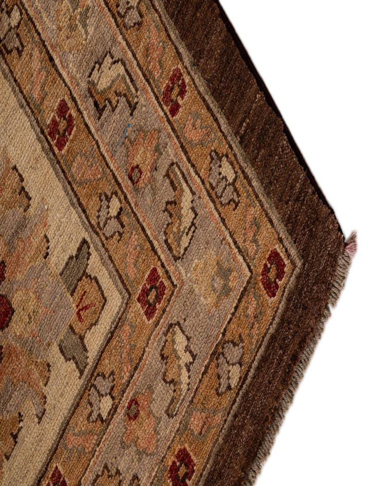 Detail image of  13' 5 x 17' 10  Hand Knotted Peshawar Ziegler Wool Rug