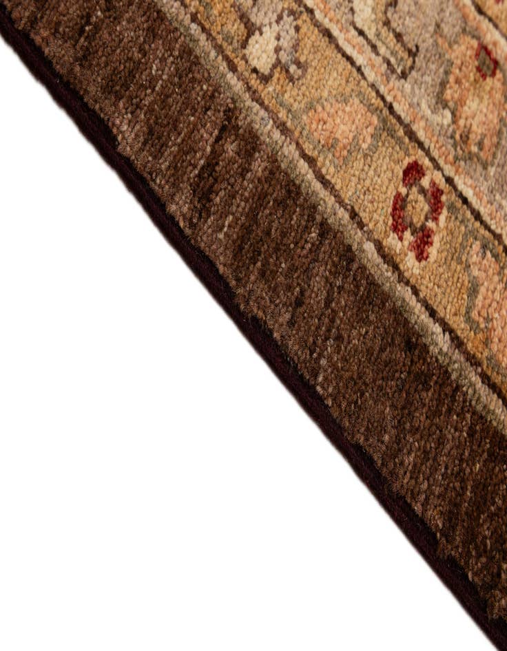 Detail image of  13' 5 x 17' 10  Hand Knotted Peshawar Ziegler Wool Rug