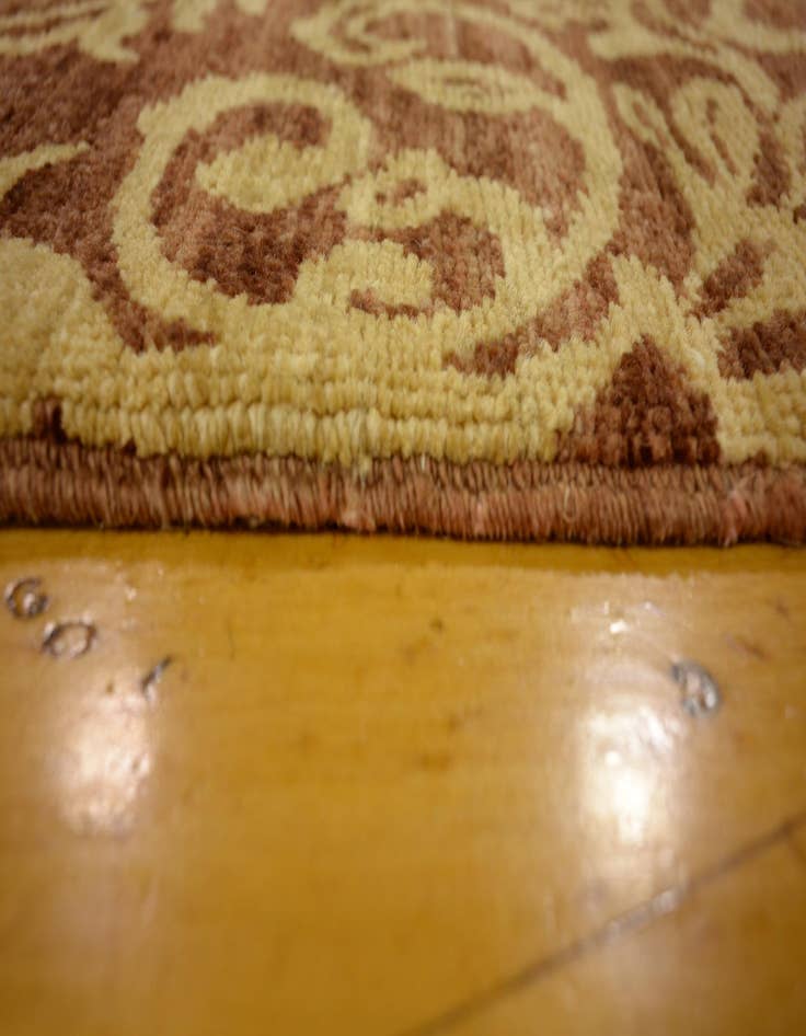 Detail image of  6' 11 x 9' 6  Hand Knotted Peshawar Ziegler Oriental Rug