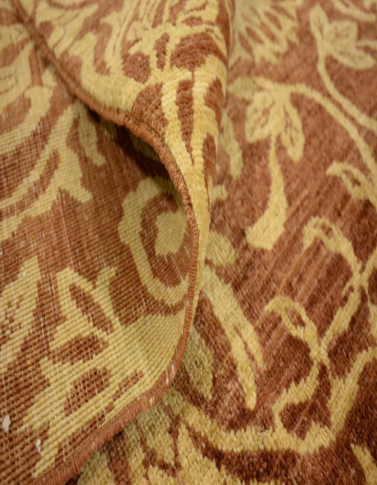 Detail image of  6' 11 x 9' 6  Hand Knotted Peshawar Ziegler Oriental Rug