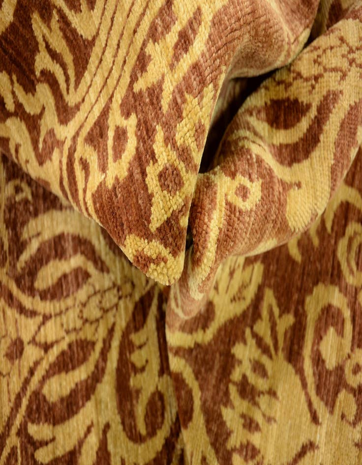 Detail image of  6' 11 x 9' 6  Hand Knotted Peshawar Ziegler Oriental Rug