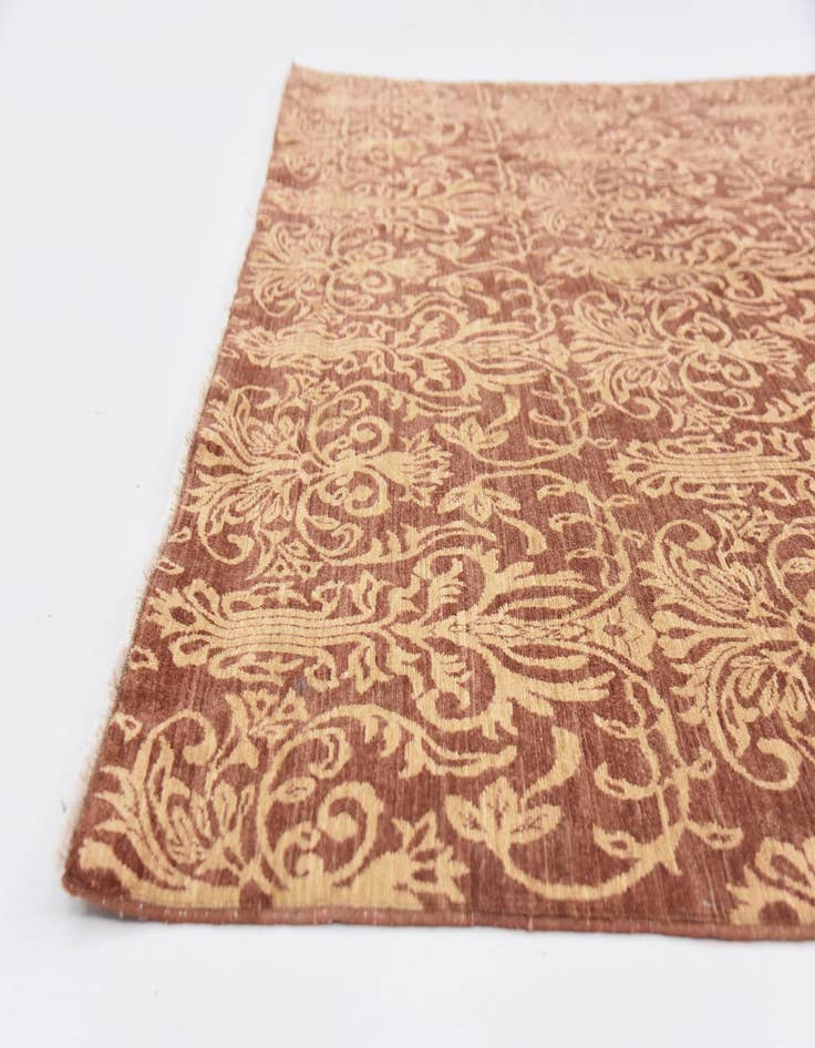 Detail image of  6' 11 x 9' 6  Hand Knotted Peshawar Ziegler Oriental Rug